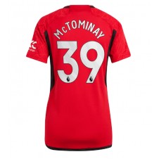 Manchester United Scott McTominay #39 Hjemmedrakt Kvinner 2023-24 Kortermet